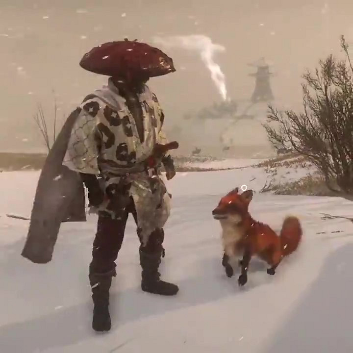 磨人的小妖怪《對馬戰鬼》導剪版添加狐狸求摸動作