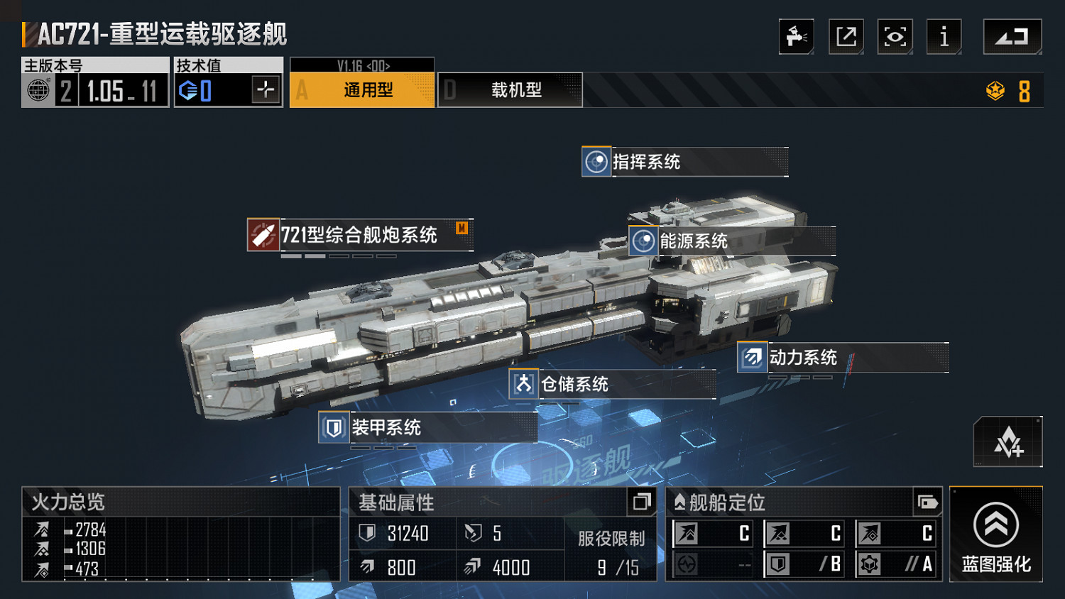 《無盡的拉格朗日》艦船面板介紹 艦船功能有哪些