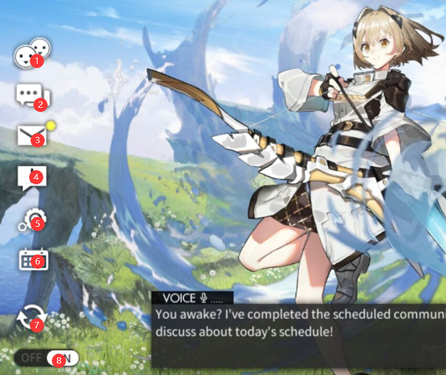 《白夜極光》中文翻譯界面 遊戲主要界面中文翻譯 《白夜極光》中文翻譯界面 遊戲主要界面中文翻譯