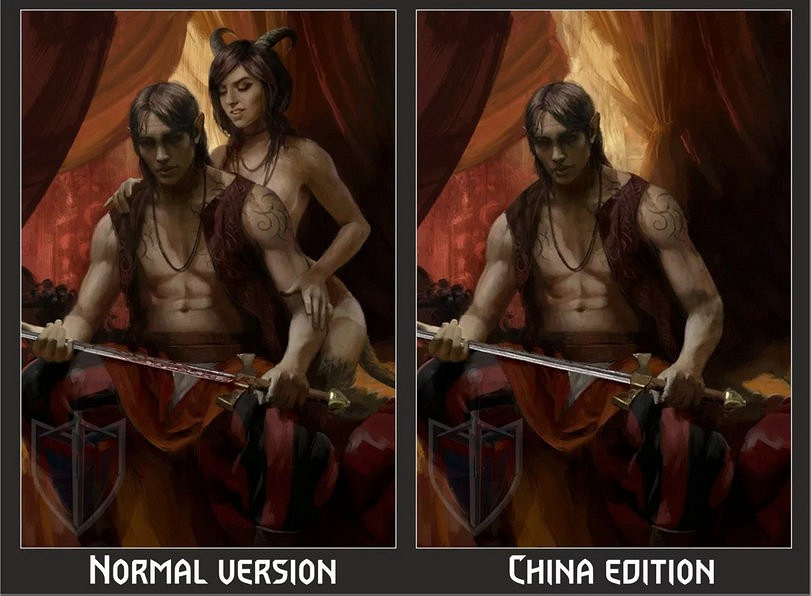 《巫師之昆特牌》中國伺服器與國際服圖片對比 匕首變湯杓 《巫師之昆特牌》中國伺服器與國際服圖片對比 匕首變湯杓