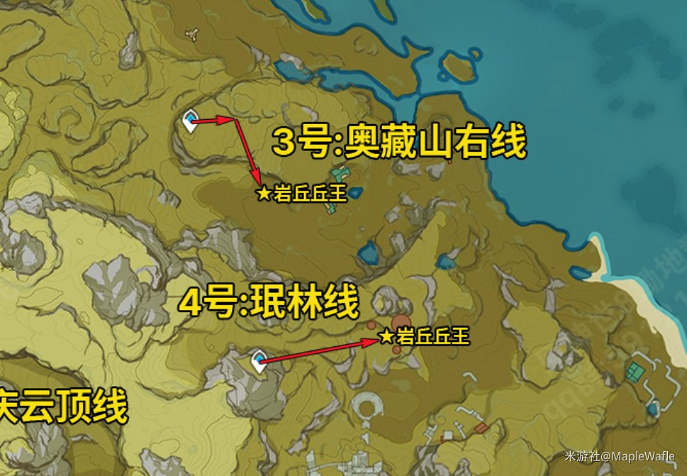 《原神》2.1版本精英怪討伐路線分享 《原神》2.1版本精英怪討伐路線分享