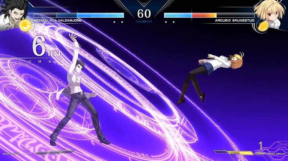 《月姬格鬥：Type Lumina》米哈爾角色展示 速如雷霆超遠攻擊