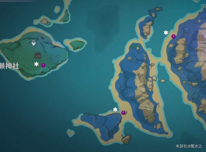 《原神》海祇島、清籟島聖遺物狗糧拾取路線
