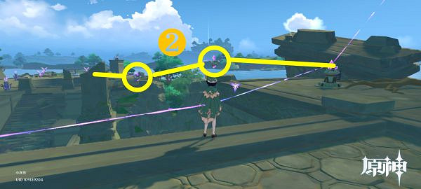 《原神》水月池繼電石連接教學