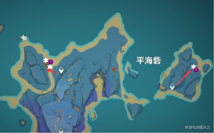 《原神》海祇島、清籟島聖遺物狗糧拾取路線