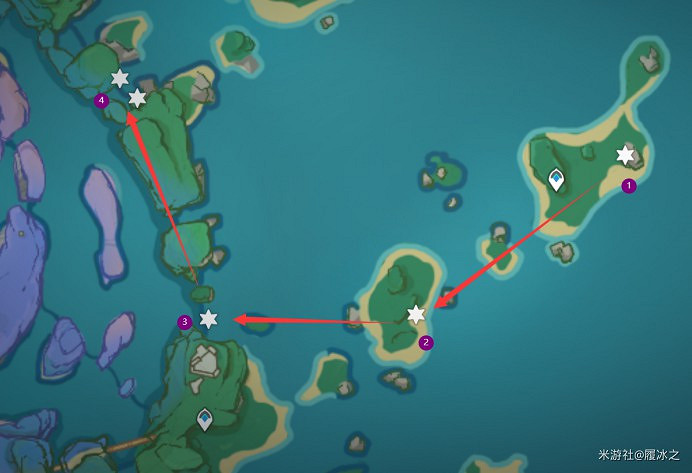 《原神》海祇島、清籟島聖遺物狗糧拾取路線