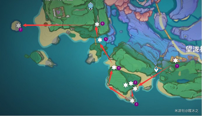 《原神》海祇島、清籟島聖遺物狗糧拾取路線
