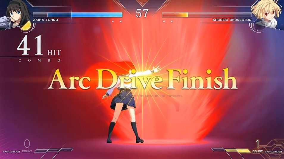 《月姬格鬥：Type Lumina》越野秋葉vs愛爾奎特對戰展示