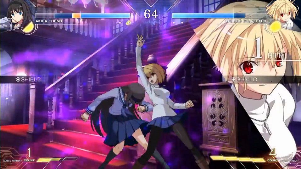 《月姬格鬥：Type Lumina》越野秋葉vs愛爾奎特對戰展示