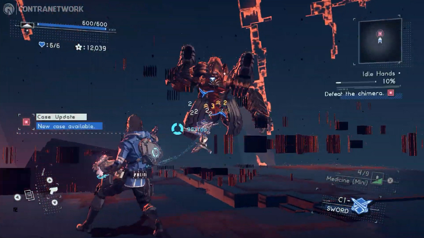 《異界鎖鏈》掌機模式10分鐘展示 模糊了點但爽快依舊 《異界鎖鏈》掌機模式10分鐘展示 模糊了點但爽快依舊