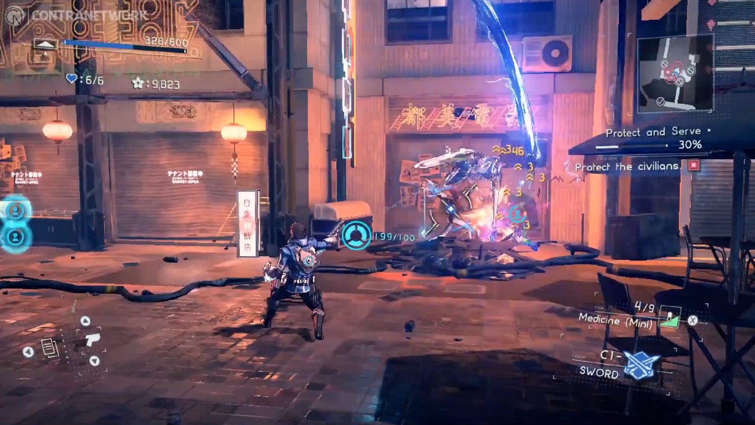 《異界鎖鏈》掌機模式10分鐘展示 模糊了點但爽快依舊 《異界鎖鏈》掌機模式10分鐘展示 模糊了點但爽快依舊