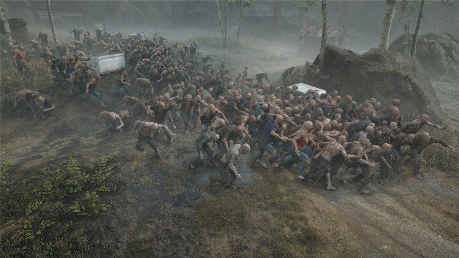 《往日不再》喪屍暴走潮擴增Mod 喪屍超多玩家嚇尿