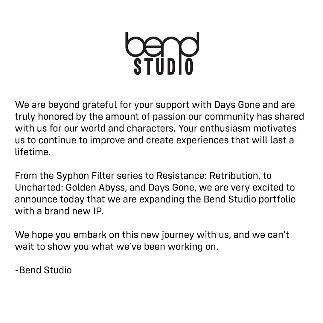 《往日不再》工作室宣布開發新IP 玩家希望開發該續作