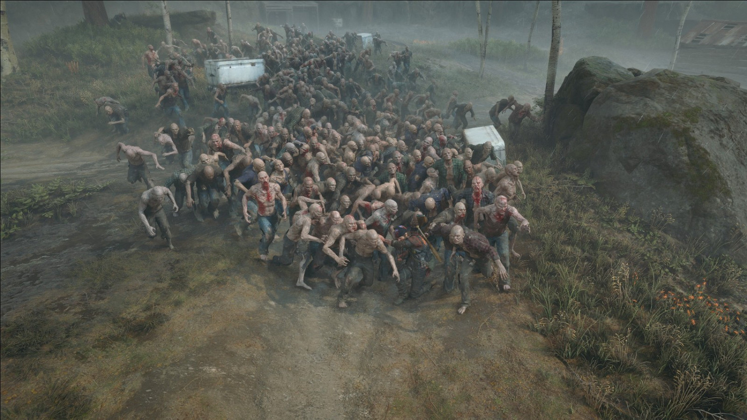 《往日不再》喪屍暴走潮擴增Mod 喪屍超多玩家嚇尿