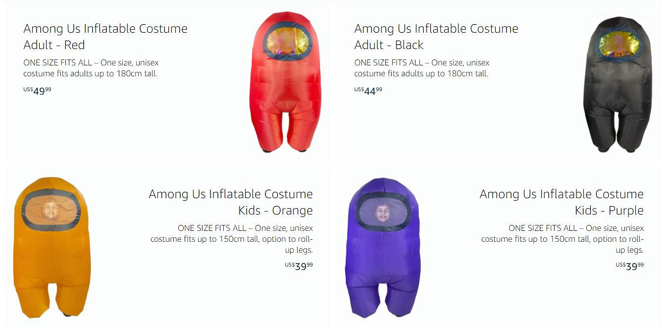 《Among Us》推出官方COS服裝 亞馬遜幾分鐘內售盡 《Among Us》推出官方COS服裝 亞馬遜幾分鐘內售盡