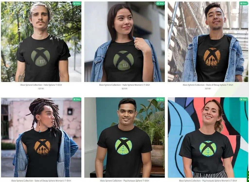 微軟發布新的Xbox 20周年和Xbox Sphere服裝系列 微軟發布新的Xbox 20周年和Xbox Sphere服裝系列