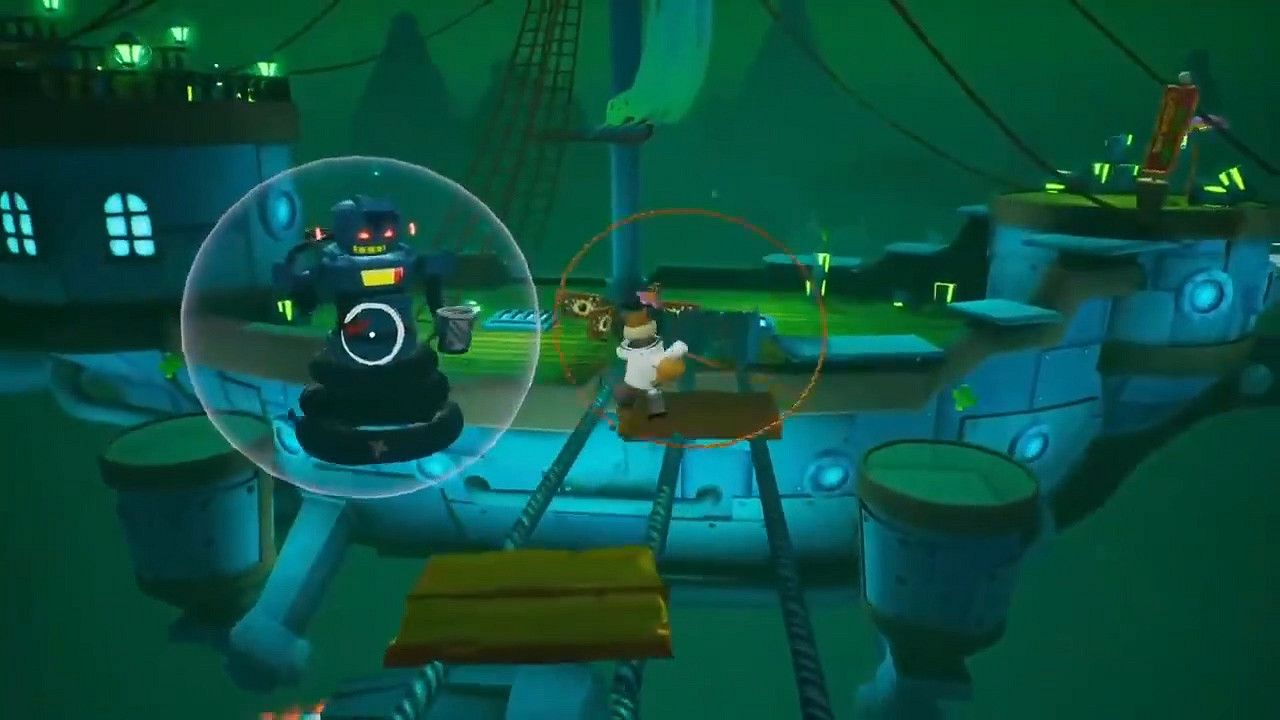 《海綿寶寶爭霸比基尼海灘再注水》鬆鼠珊迪實機預告