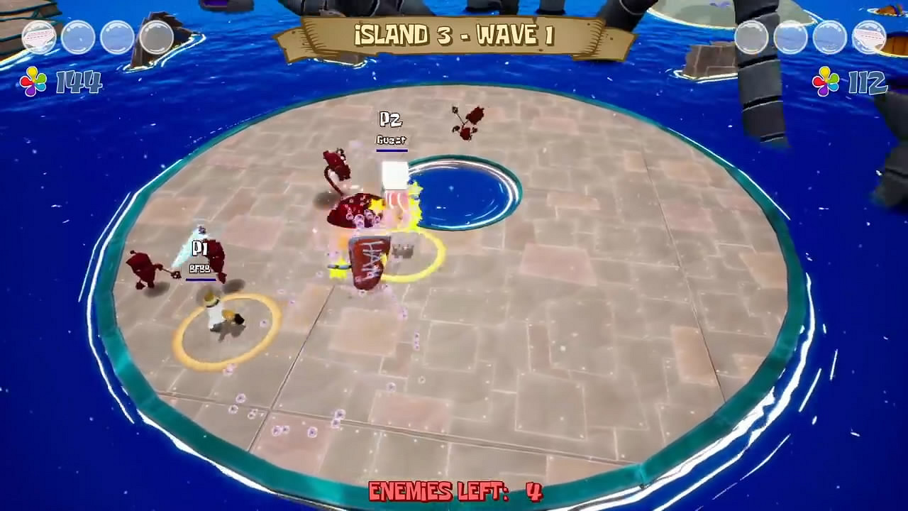 《海綿寶寶:爭霸比基尼海灘》多人模式預告 章魚哥霸氣 《海綿寶寶:爭霸比基尼海灘》多人模式預告 章魚哥霸氣