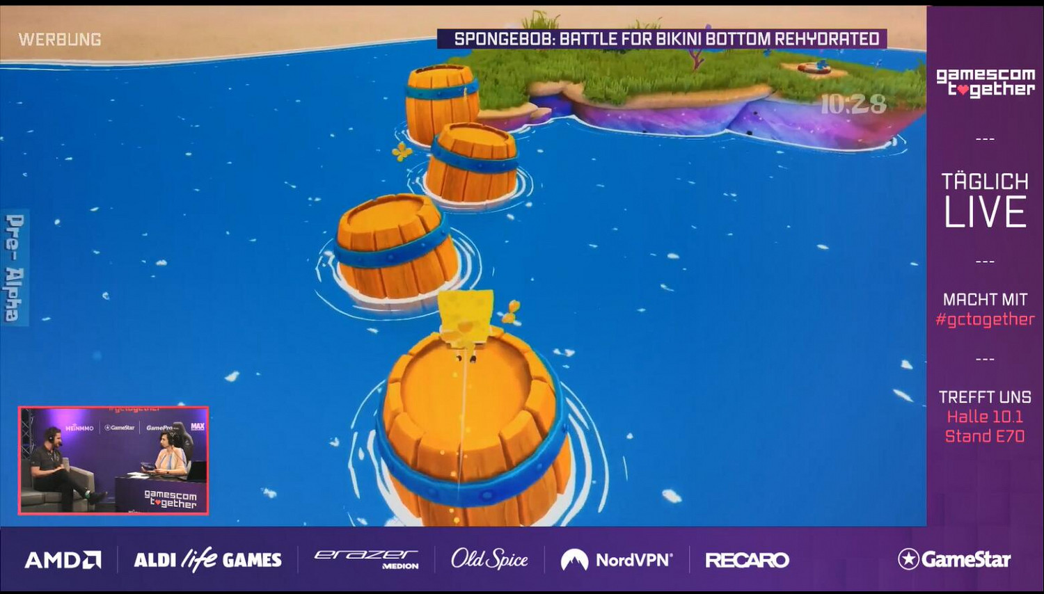 GC 2019:THQ Nordic《海綿寶寶》重製版實機展示曝光 GC 2019:THQ Nordic《海綿寶寶》重製版實機展示曝光