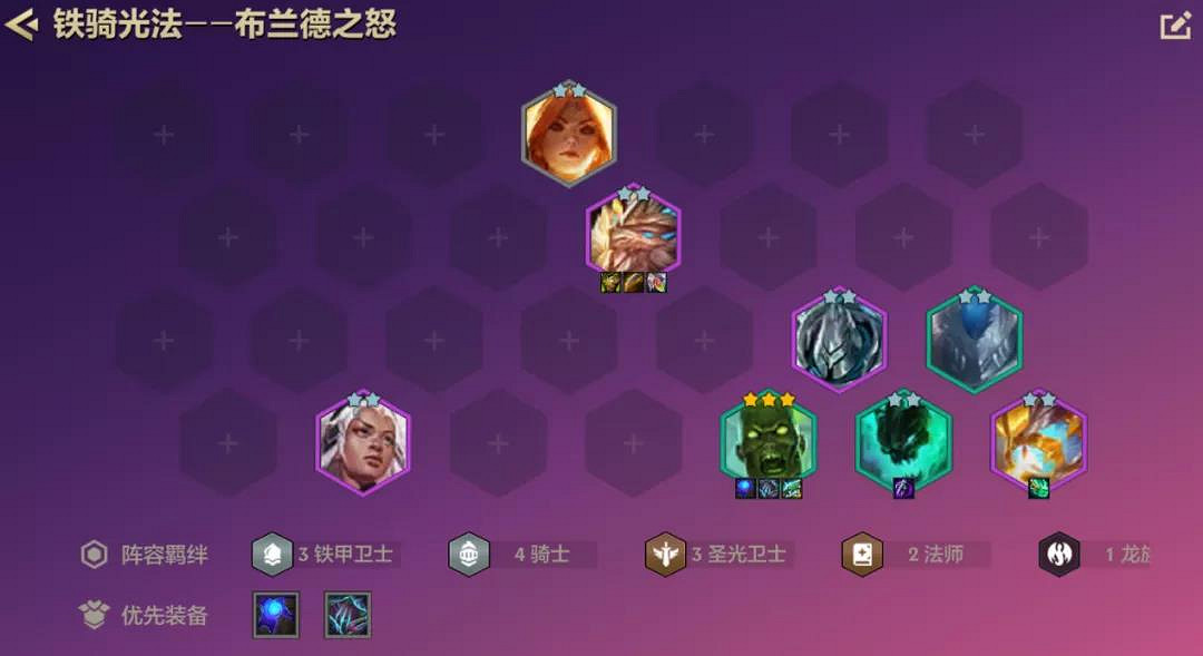 《金鏟鏟之戰》鐵騎火男陣容推薦 鐵騎光法火男裝備搭配攻略 《金鏟鏟之戰》鐵騎火男陣容推薦 鐵騎光法火男裝備搭配攻略