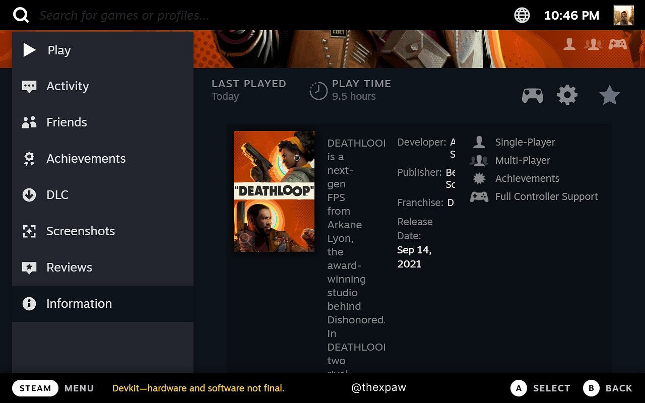 SteamOS 3洩露 Steam Deck完整UI截圖曝光 SteamOS 3洩露 Steam Deck完整UI截圖曝光