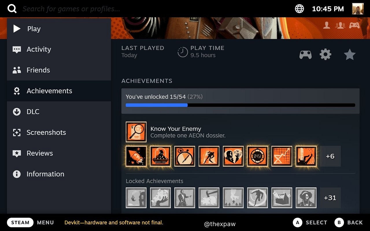 SteamOS 3洩露 Steam Deck完整UI截圖曝光 SteamOS 3洩露 Steam Deck完整UI截圖曝光