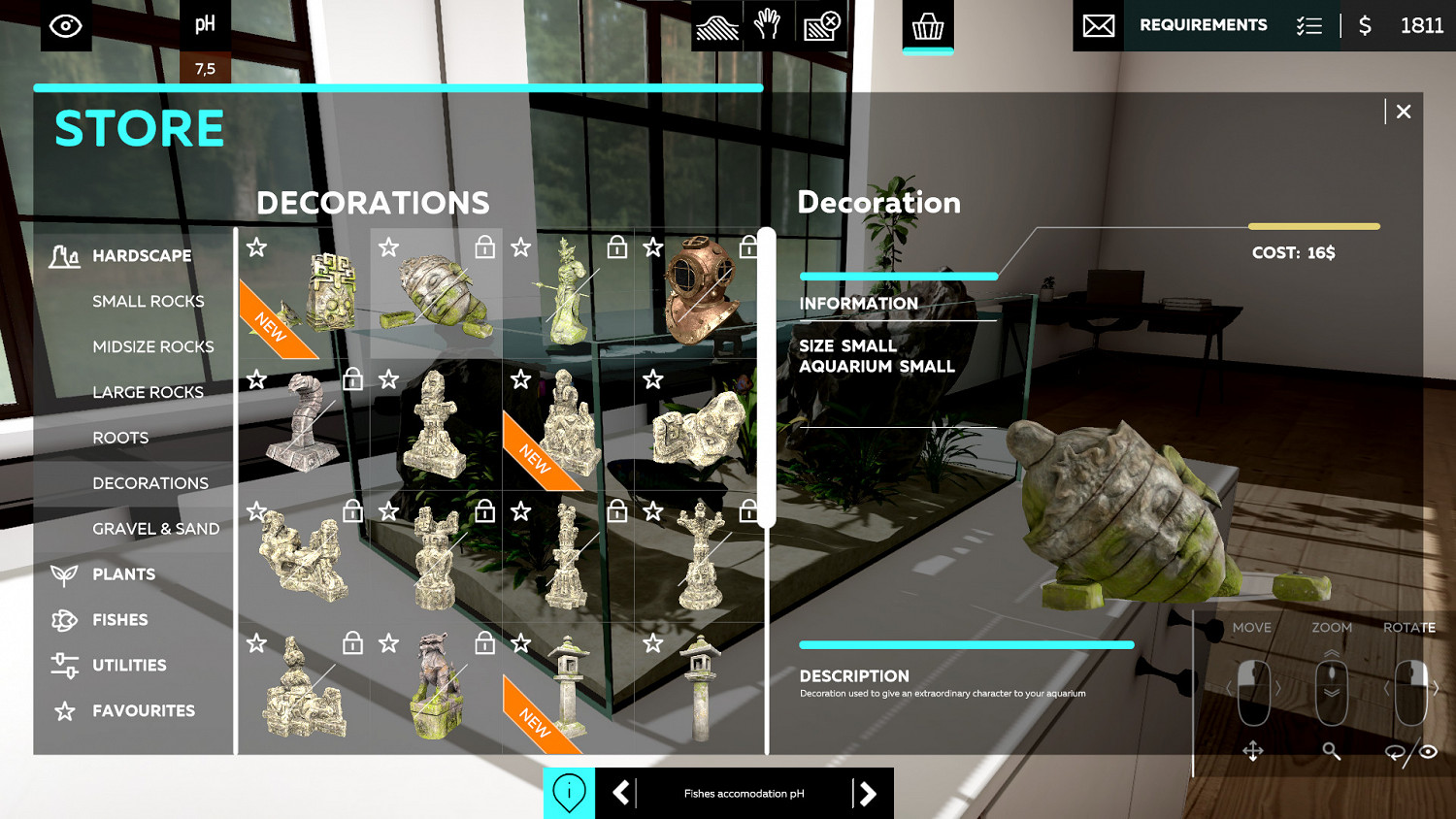 輕鬆模擬遊戲《水族箱設計師》將於10月21日發售