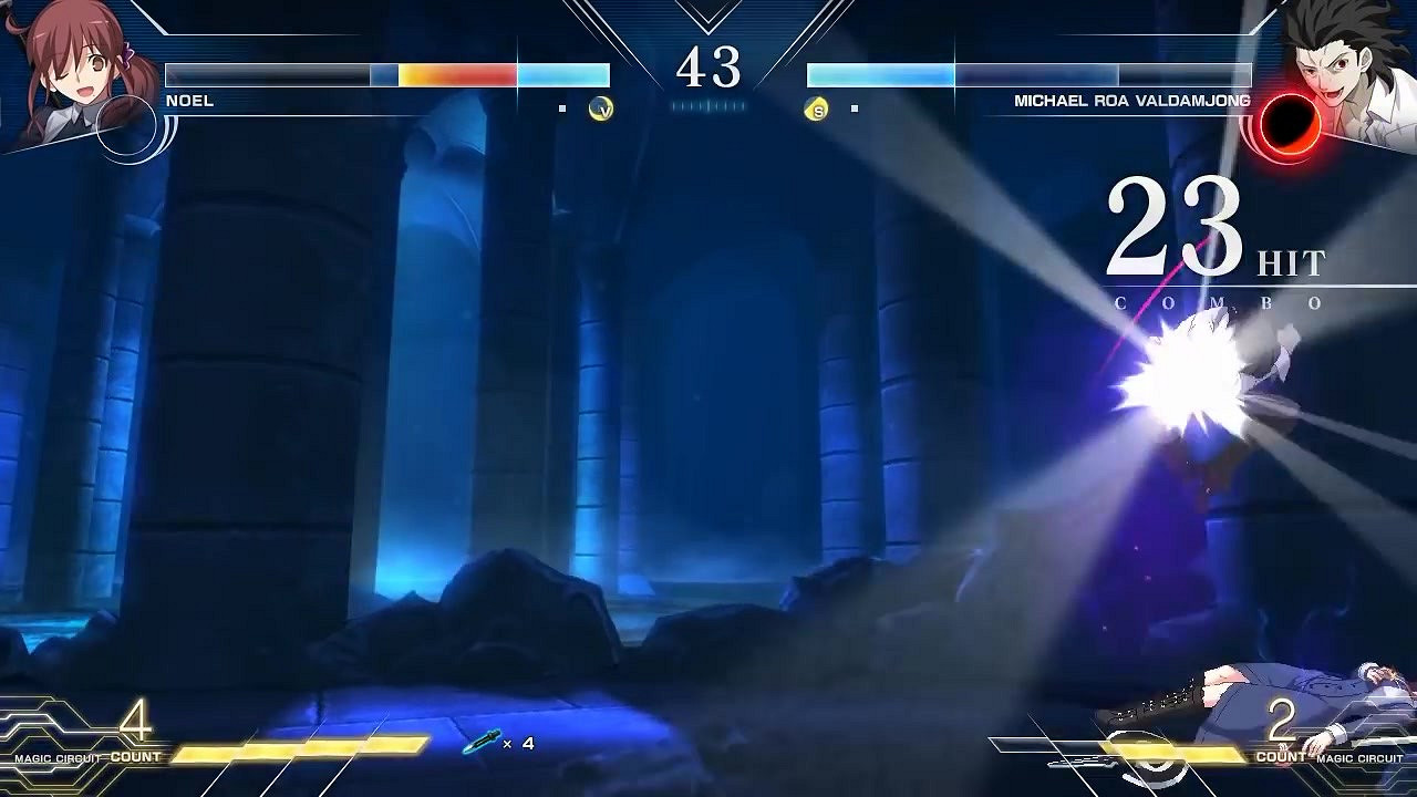 新《月姬格鬥》實機對戰展示 諾艾爾對戰羅亞 新《月姬格鬥》實機對戰展示 諾艾爾對戰羅亞