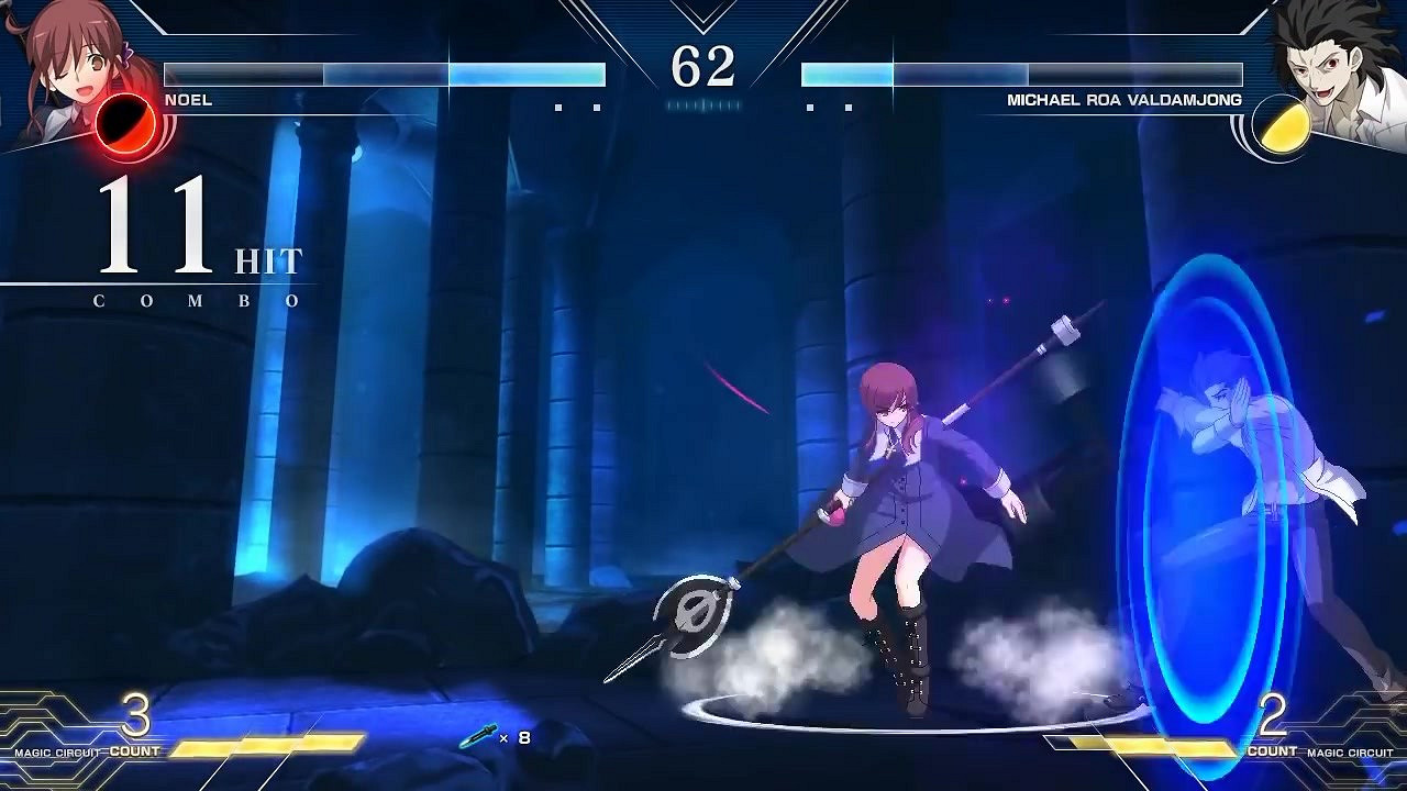 新《月姬格鬥》實機對戰展示 諾艾爾對戰羅亞 新《月姬格鬥》實機對戰展示 諾艾爾對戰羅亞