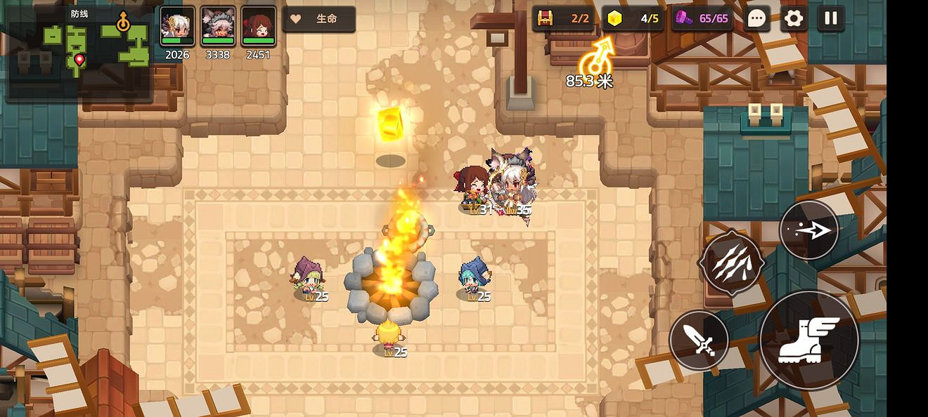 《守望傳說》普通2-4如何全收集 普通2-4全收集圖文攻略