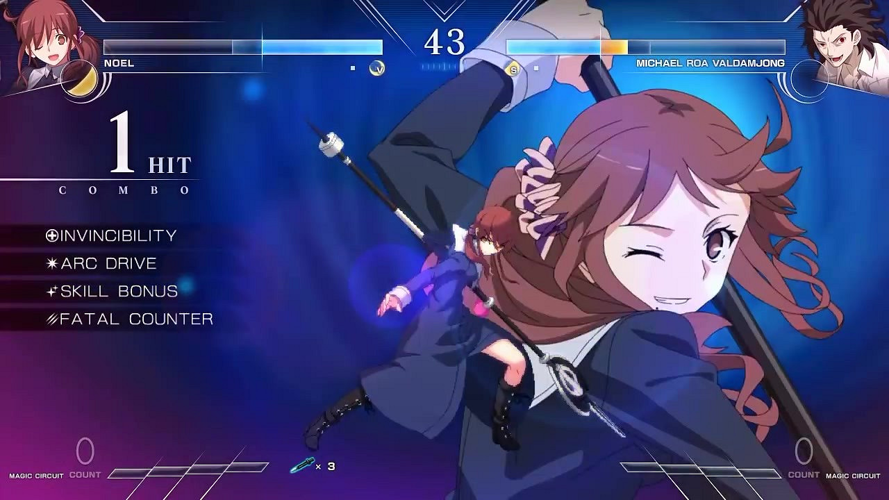 新《月姬格鬥》實機對戰展示 諾艾爾對戰羅亞 新《月姬格鬥》實機對戰展示 諾艾爾對戰羅亞