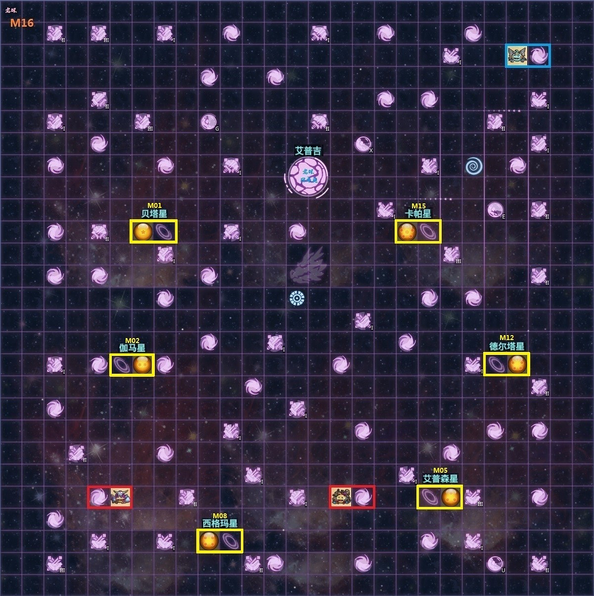 《地下城物語》m16地圖 m16全局一覽