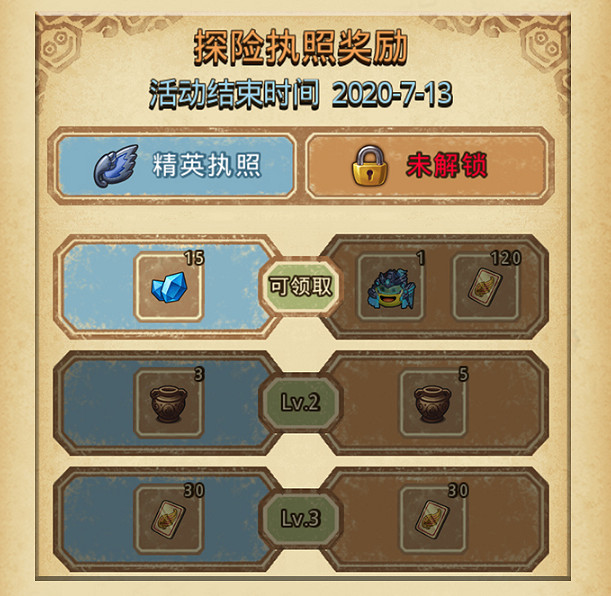 《地下城物語》執照系統玩法介紹 執照系統獎勵一覽