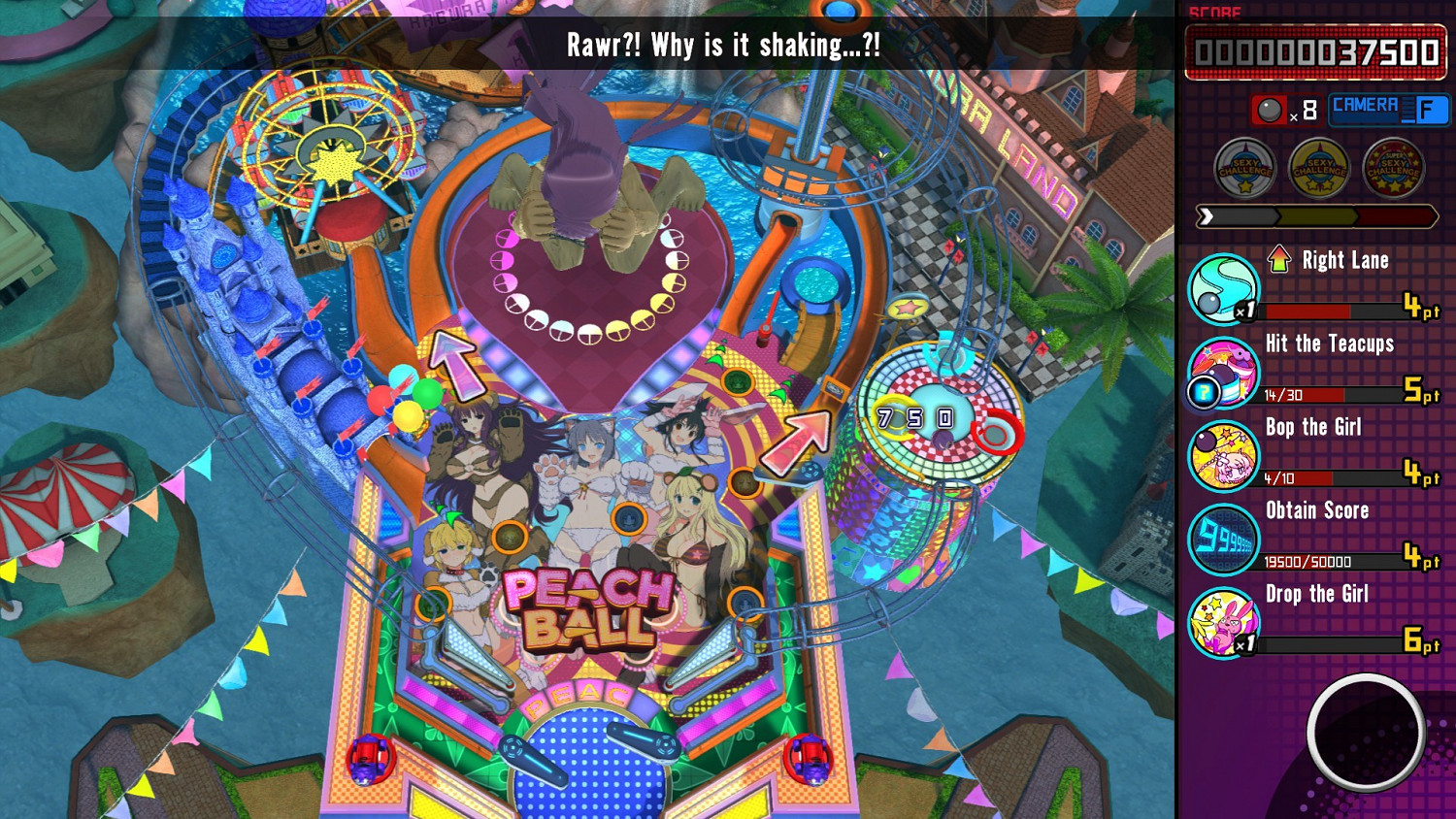 三維彈球真好玩! 《PEACH BALL 閃亂神樂》PC版已發售 三維彈球真好玩! 《PEACH BALL 閃亂神樂》PC版已發售