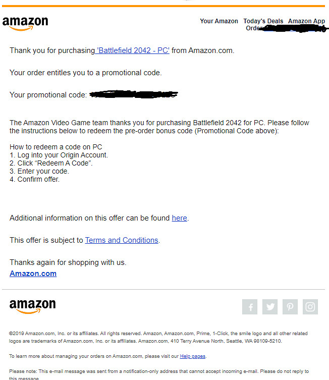 傳聞:亞馬遜已經開始發放《戰地風雲2042》B測程式碼 傳聞:亞馬遜已經開始發放《戰地風雲2042》B測程式碼