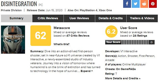 最後一戰創始人作品《崩解》開啟免費遊玩 目前玩家口碑一般