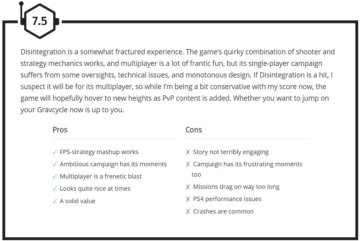 最後一戰創始人打造科幻機甲FPS《崩解》IGN 6分:創意新穎 深度不夠 最後一戰創始人打造科幻機甲FPS《崩解》IGN 6分:創意新穎 深度不夠