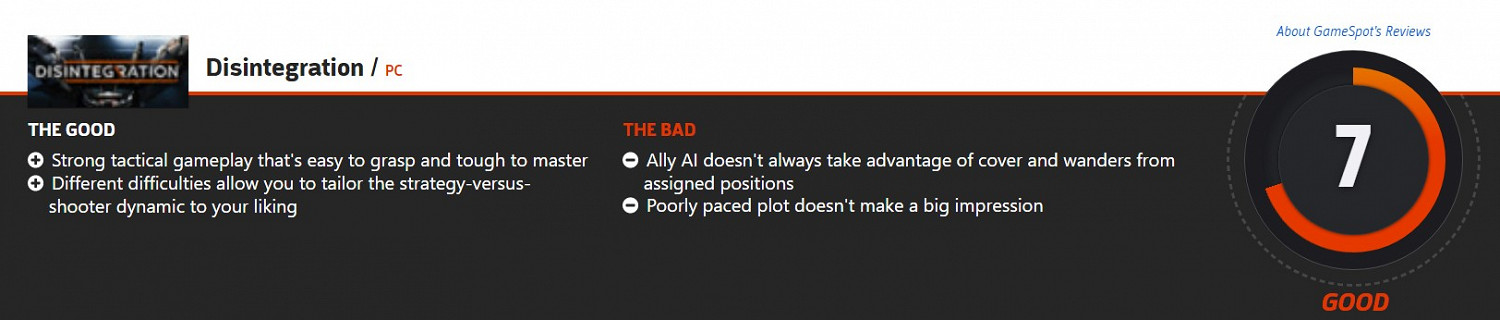 最後一戰創始人打造科幻機甲FPS《崩解》IGN 6分:創意新穎 深度不夠 最後一戰創始人打造科幻機甲FPS《崩解》IGN 6分:創意新穎 深度不夠