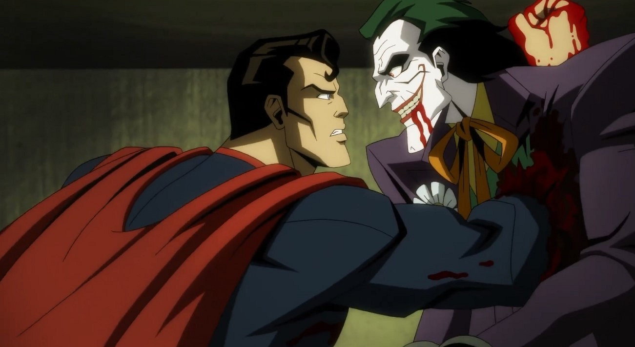 遊戲改編動畫《正義聯盟》血腥新預告 大超手貫穿小醜 遊戲改編動畫《正義聯盟》血腥新預告 大超手貫穿小醜