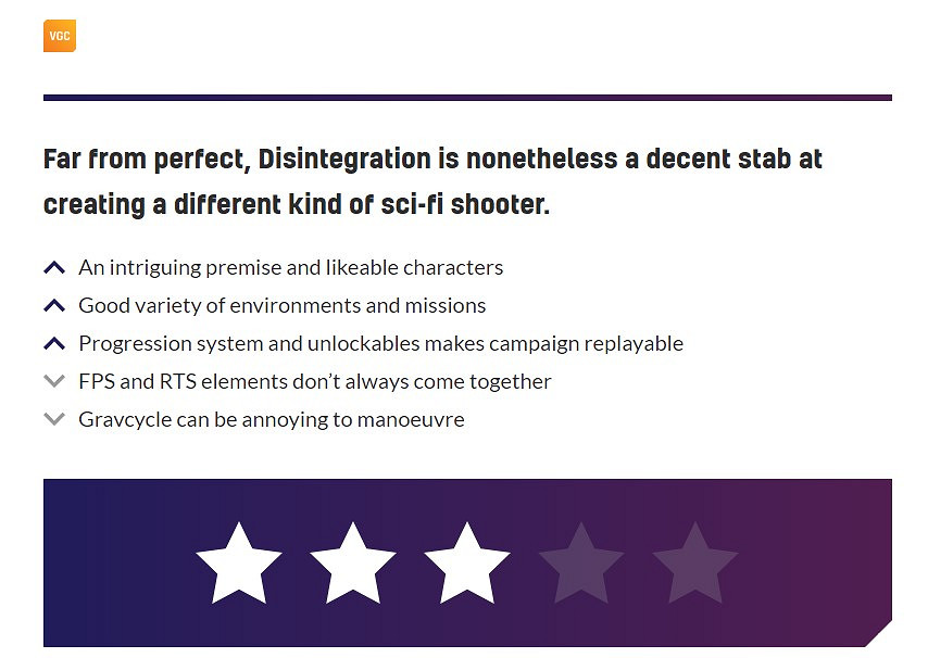 最後一戰創始人打造科幻機甲FPS《崩解》IGN 6分:創意新穎 深度不夠 最後一戰創始人打造科幻機甲FPS《崩解》IGN 6分:創意新穎 深度不夠