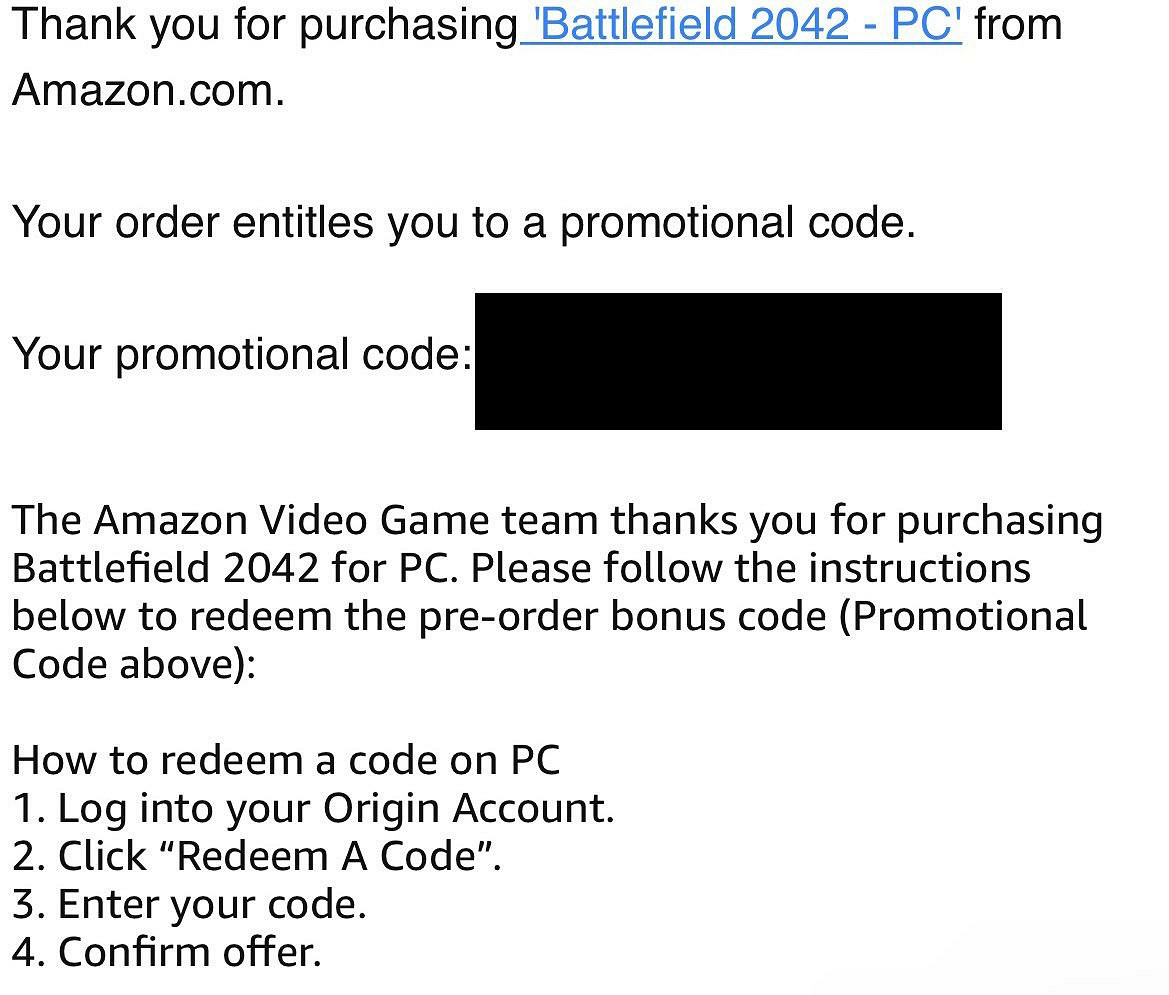 傳聞:亞馬遜已經開始發放《戰地風雲2042》B測程式碼 傳聞:亞馬遜已經開始發放《戰地風雲2042》B測程式碼