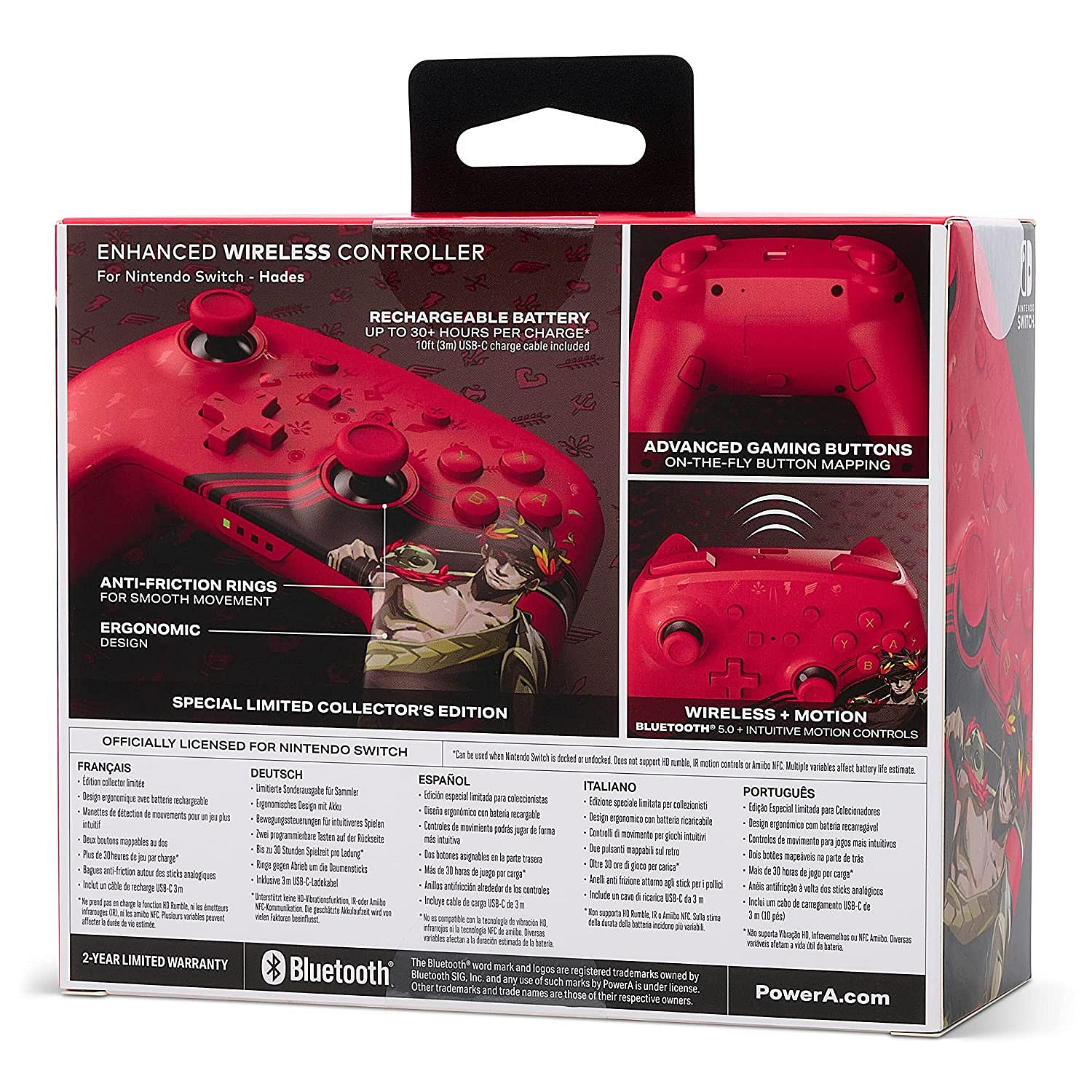 PowerA為任天堂Switch推出《黑帝斯》主題搖桿