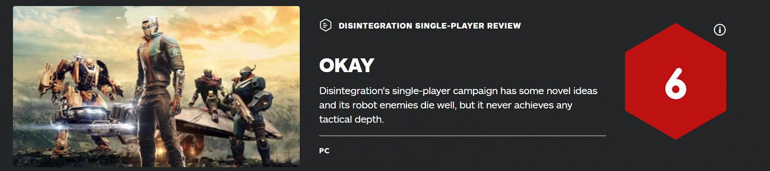 最後一戰創始人打造科幻機甲FPS《崩解》IGN 6分:創意新穎 深度不夠 最後一戰創始人打造科幻機甲FPS《崩解》IGN 6分:創意新穎 深度不夠