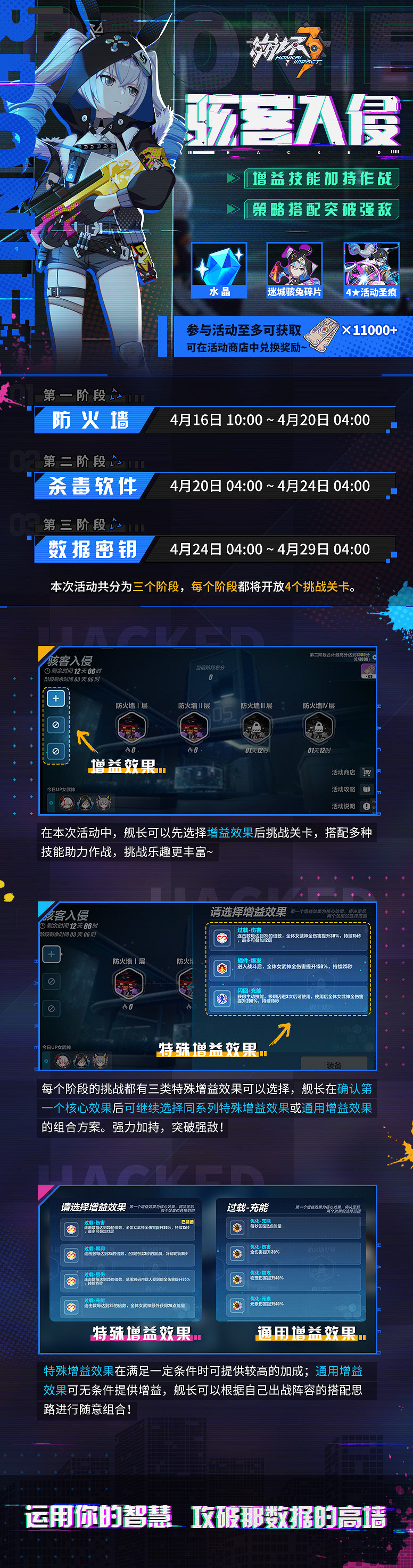 《崩壞3》駭客入侵活動正式開啓 駭客入侵三階段介紹