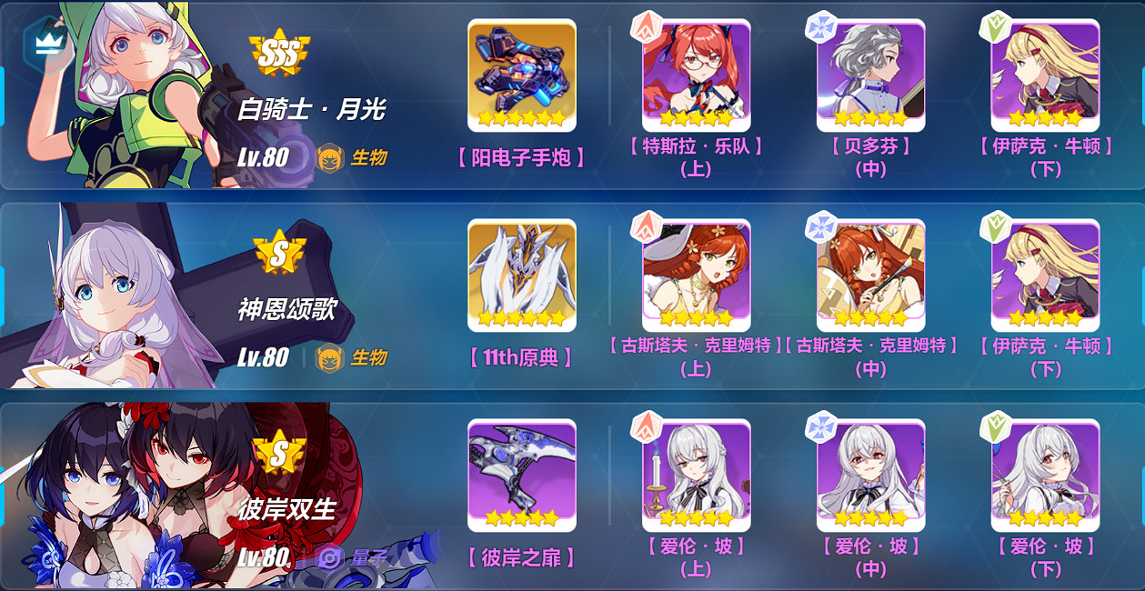 《崩壞3》月神彼陣容推薦 月神彼武器聖痕搭配一覽 《崩壞3》月神彼陣容推薦 月神彼武器聖痕搭配一覽