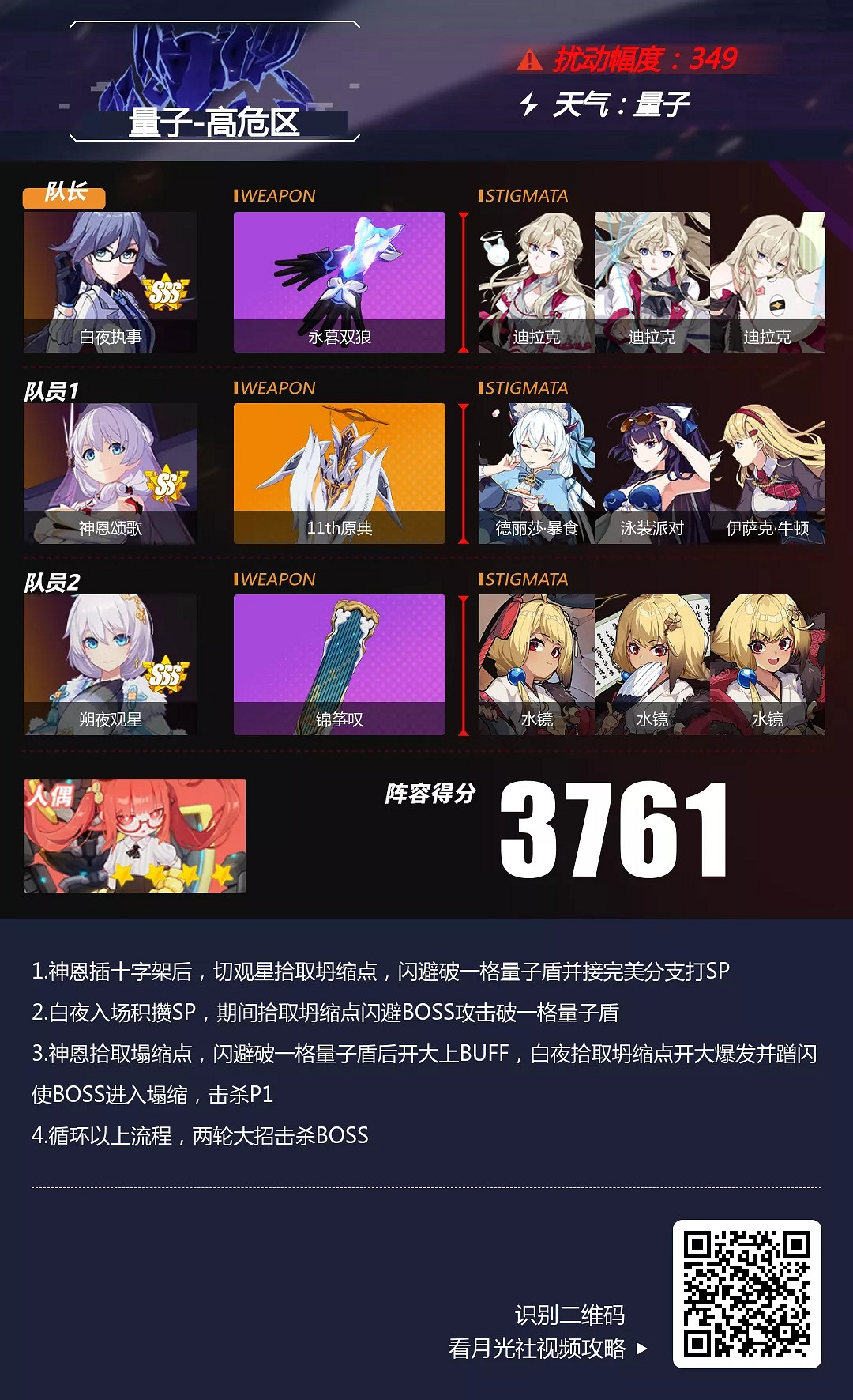 《崩壞3》量子深淵怎麽打 量子泥鰍打法攻略