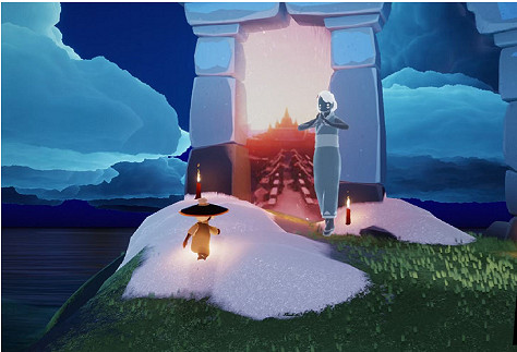 《光遇》霞光城上層冥想任務攻略9.2 霞光城拱門冥想位置介紹