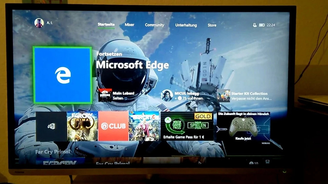 Xbox系統9月更新：支援最新Edge瀏覽器