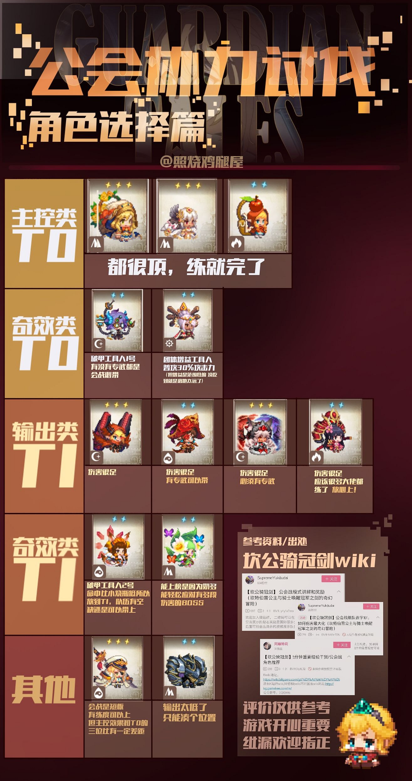 《守望傳說》公會戰哪些角色強 公會戰角色強度節奏榜