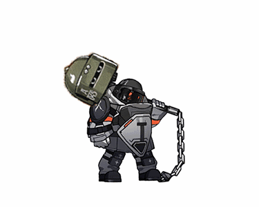 《明日方舟》戰車表情包 彩6連動幹員機槍哥表情包